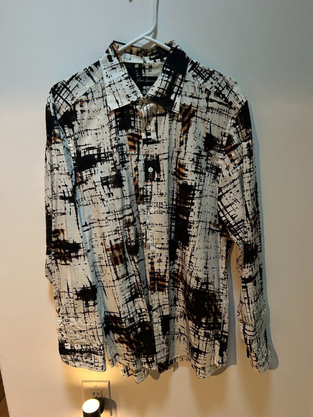 Jhane Barnes Limited Edition Long Sleeve Men's Shirt - Size L 81 of 173
